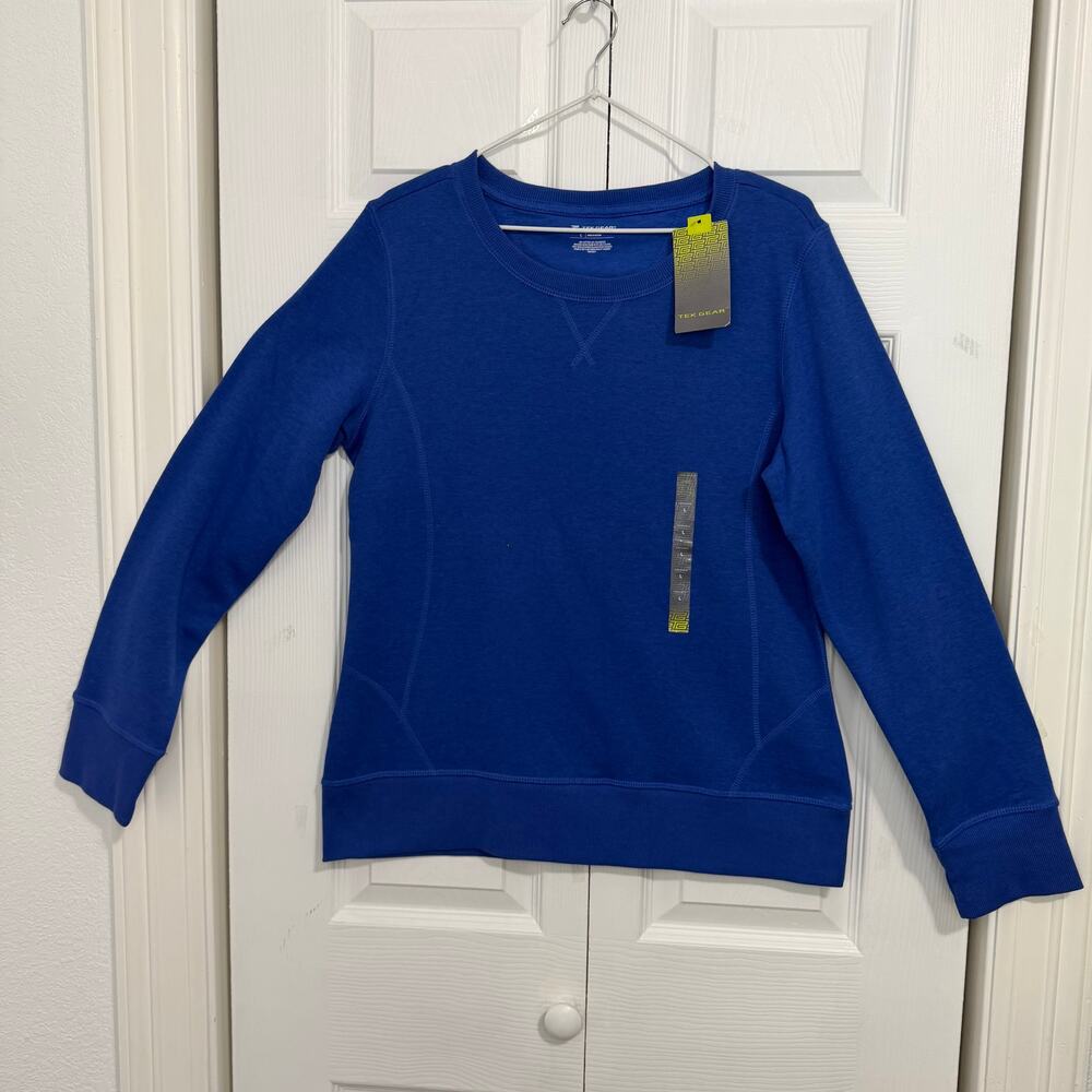 NWT Tek Gear Ultrasoft Fleece Crewneck Womens Sweatshirt Large